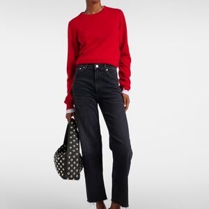 NEW CITIZENS OF HUMANITY PALMA STRAIGHT LEG BLACK JEANS